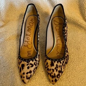 Sam Edelman leopard print shoe